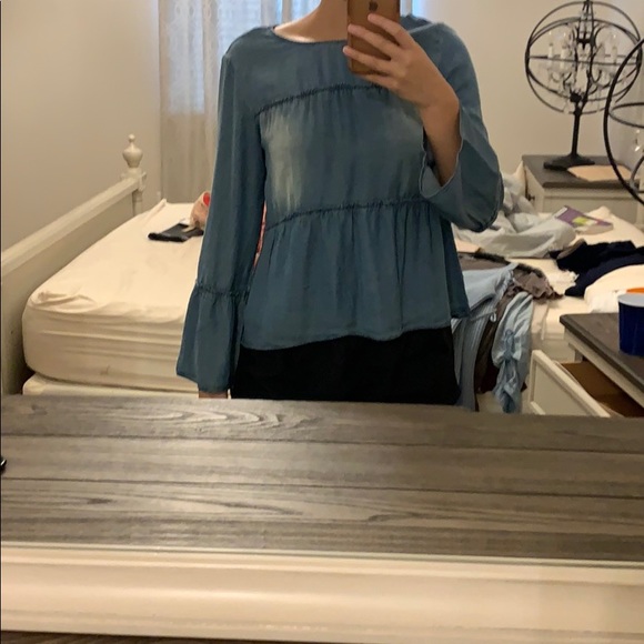 Blue Rain top. Denim! - Picture 3 of 3